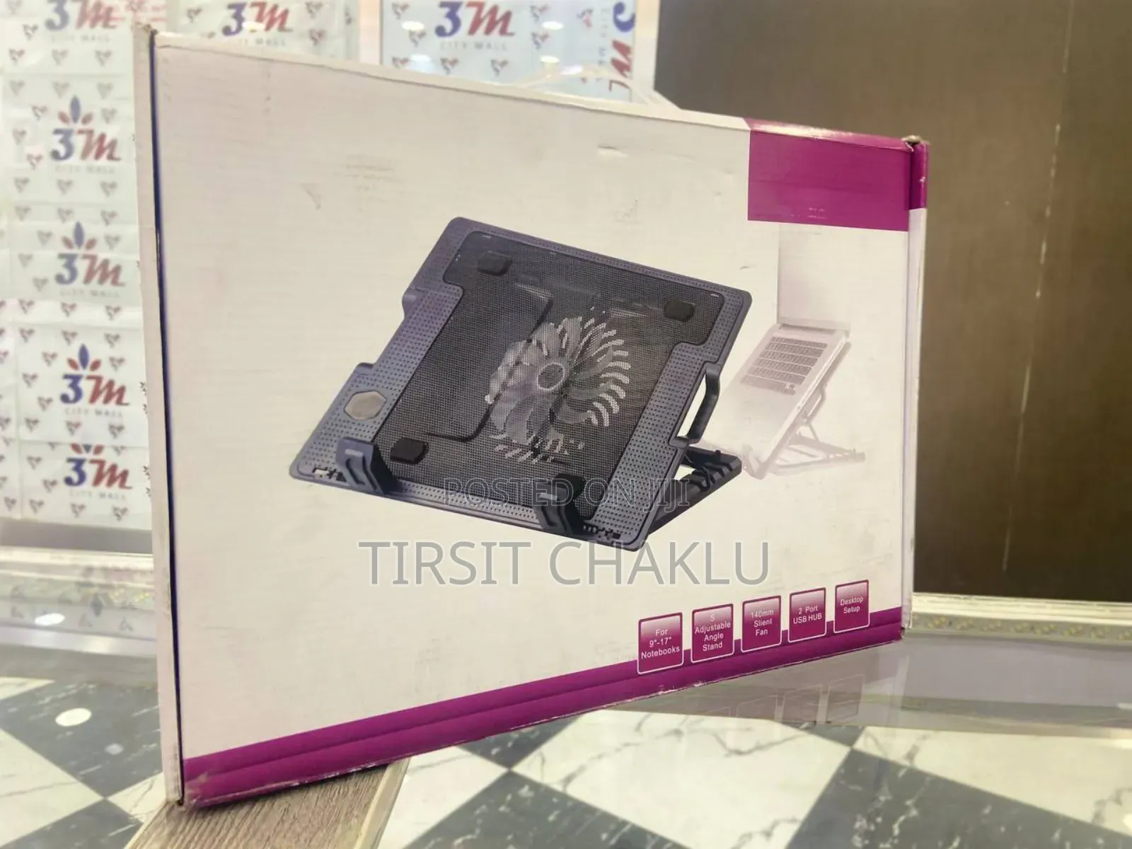 Brand New Packed Laptop Stand With Fan