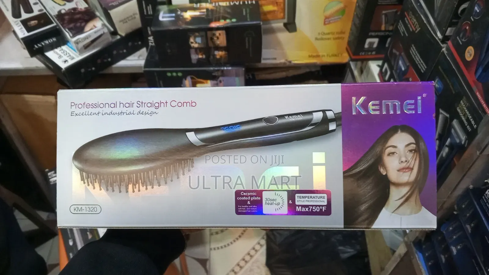 Kemei Km-1320 Professional Hair Straight Comb