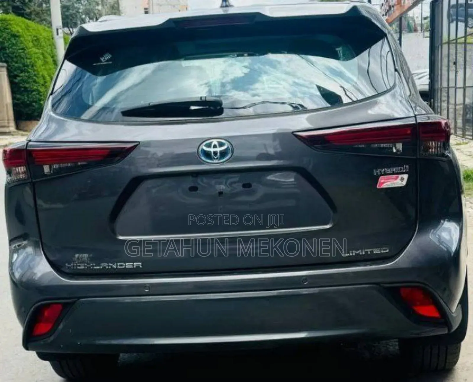 New Toyota Highlander Hybrid 2023 Gray