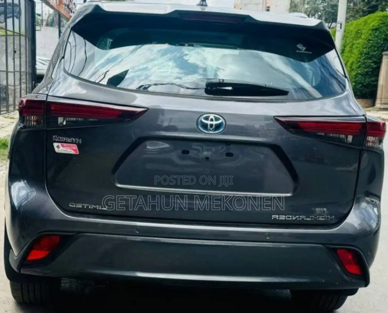 New Toyota Highlander Hybrid 2023 Gray
