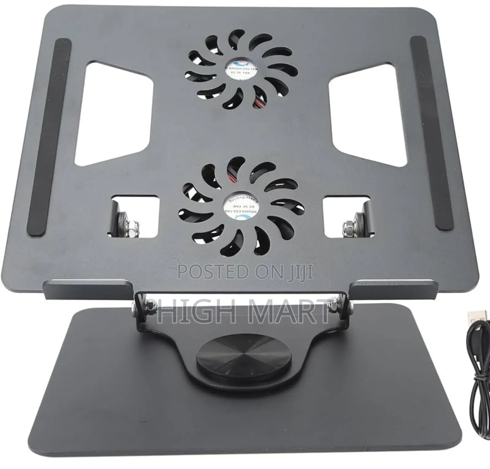 A Laptop Stand Fan With 3600 Rotating Base
