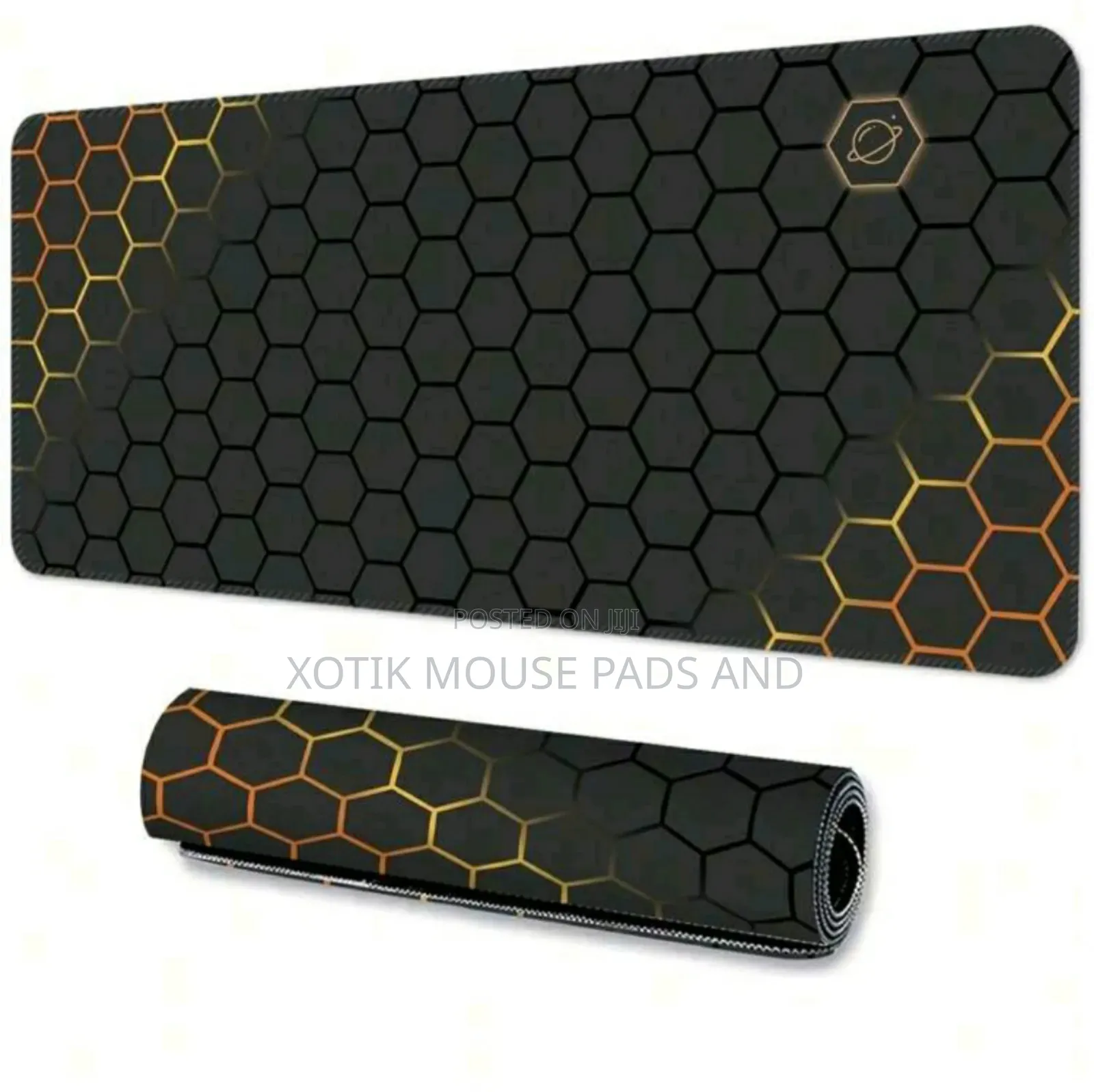 Hexagon Pattern Cool Gaming Mouse Pad - Desk Mat