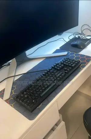 Hexagon Pattern Cool Gaming Mouse Pad - Desk Mat