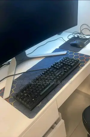 Hexagon Pattern Cool Gaming Mouse Pad - Desk Mat