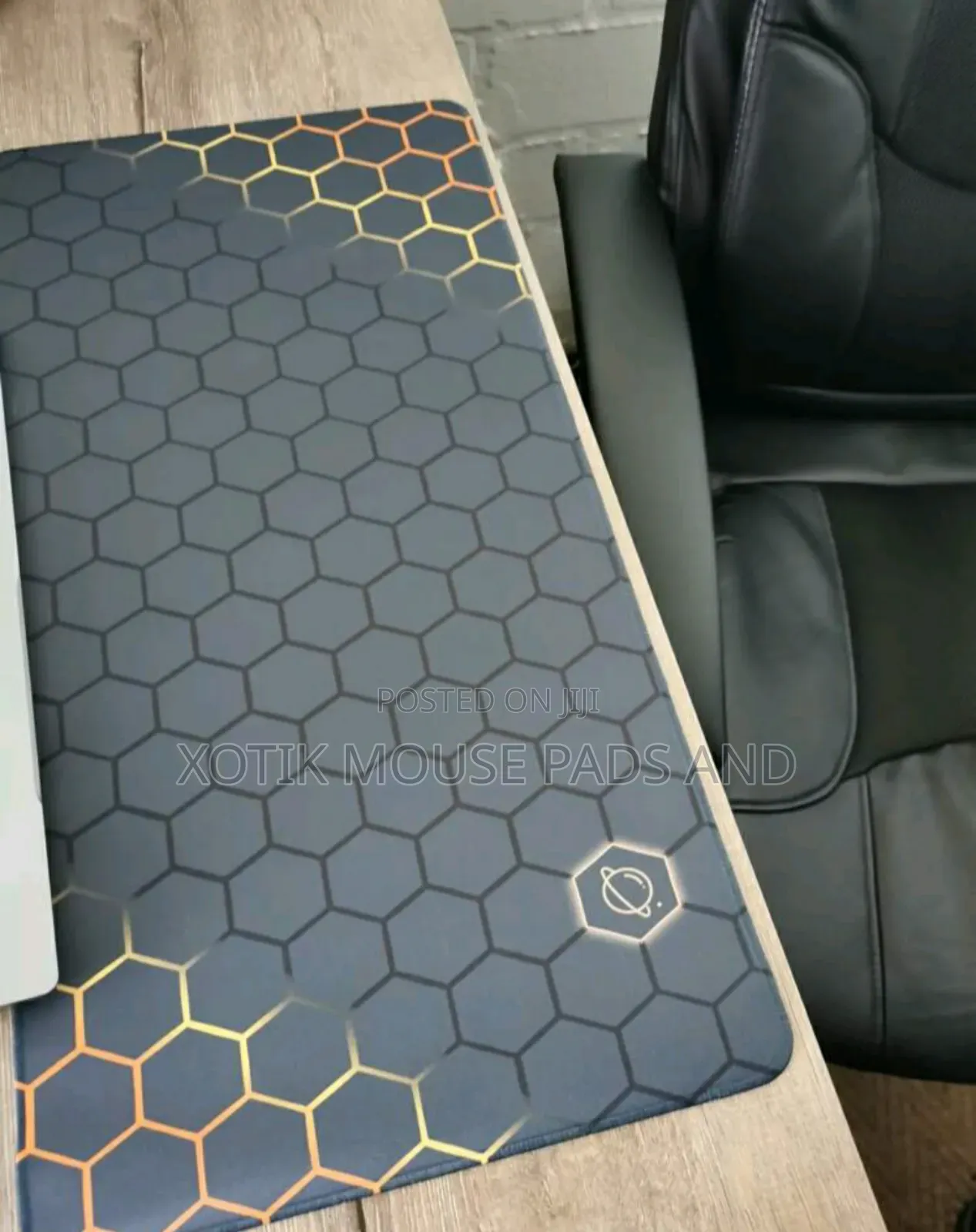 Hexagon Pattern Cool Gaming Mouse Pad - Desk Mat