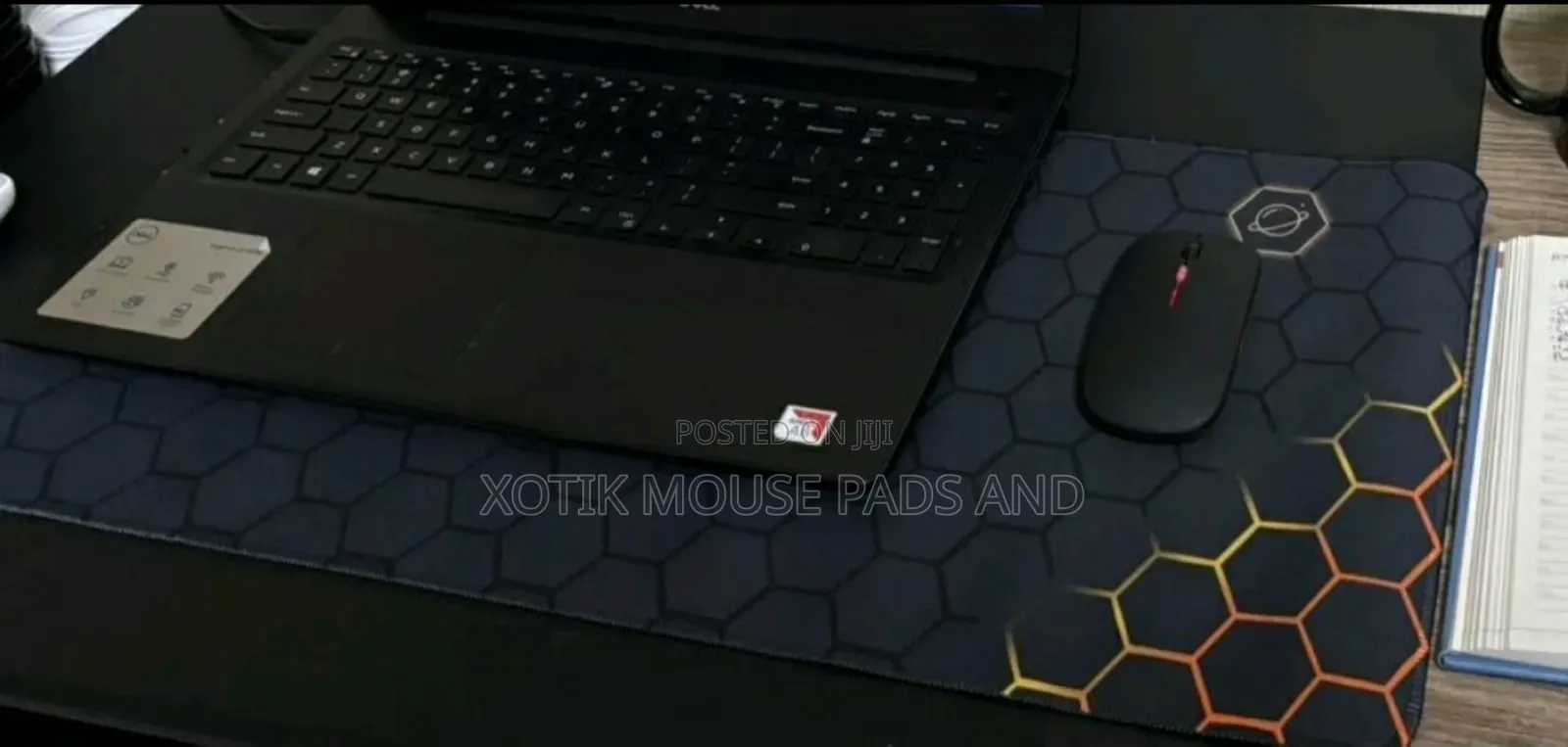 Hexagon Pattern Cool Gaming Mouse Pad - Desk Mat