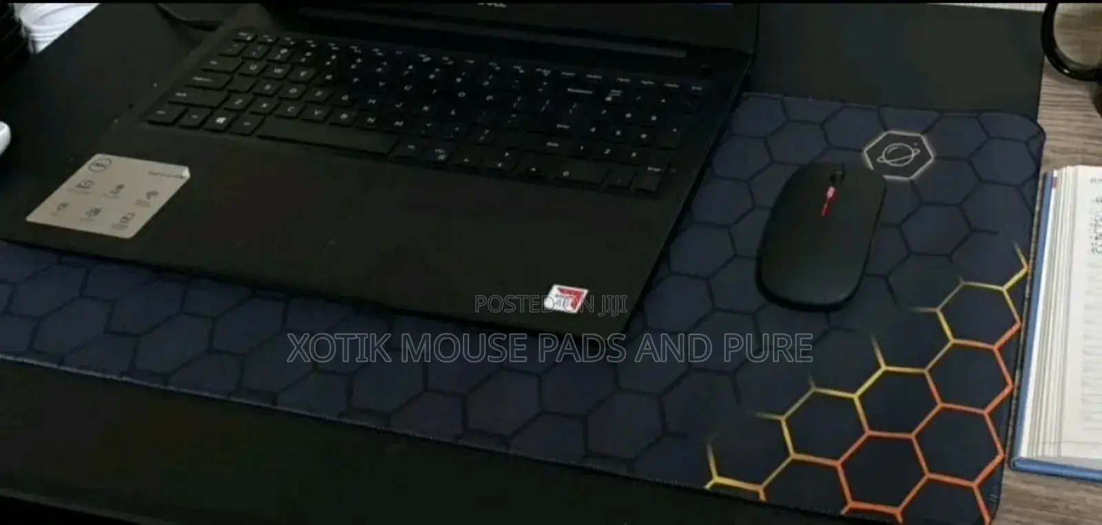 Hexagon Pattern Cool Gaming Mouse Pad - Desk Mat
