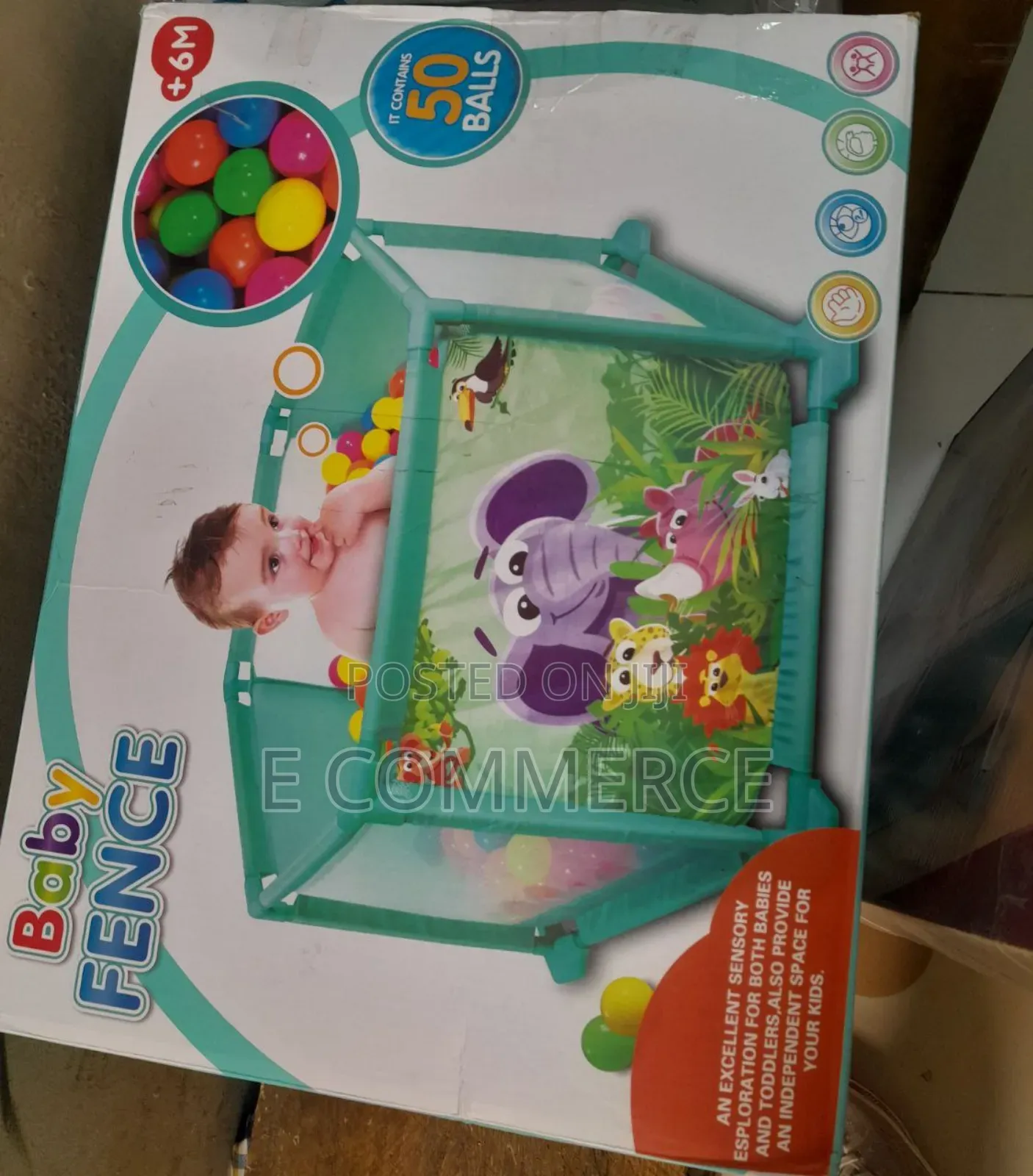 6 Sided Baby Playpen