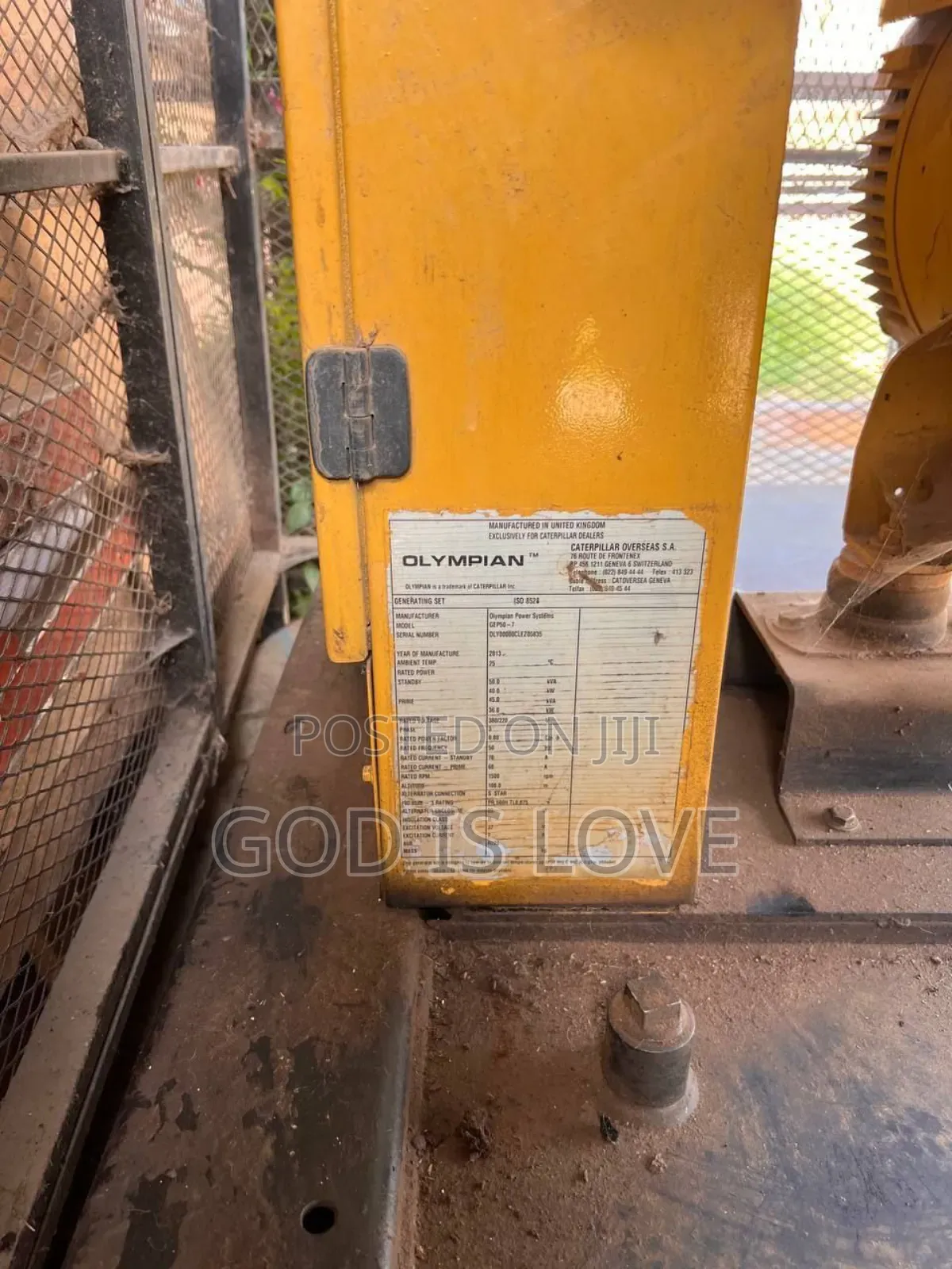 Olompiyan Cat Generator Power 45kva