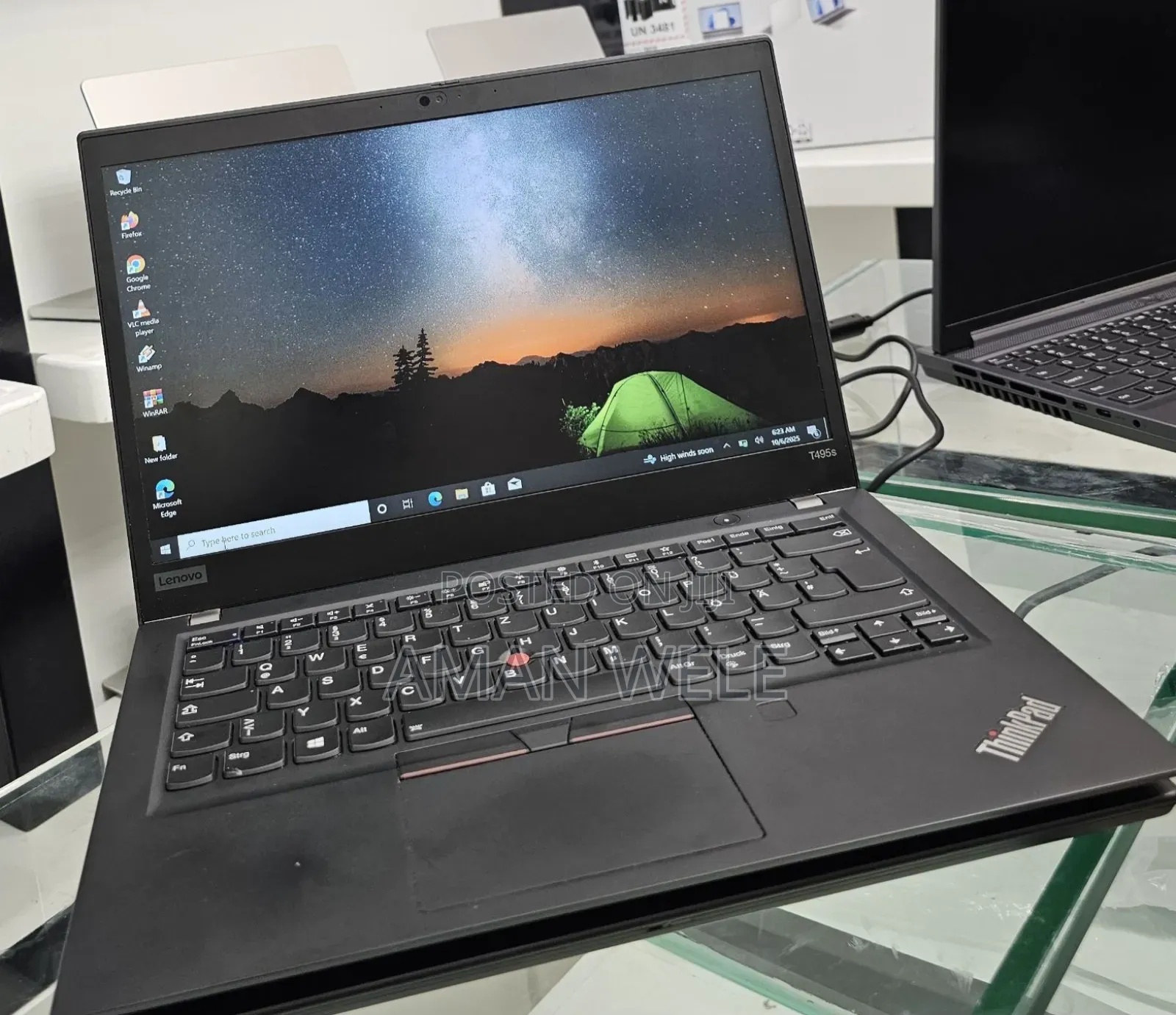 New Laptop Lenovo ThinkPad T495s 16GB AMD Ryzen 7 SSD 512GB