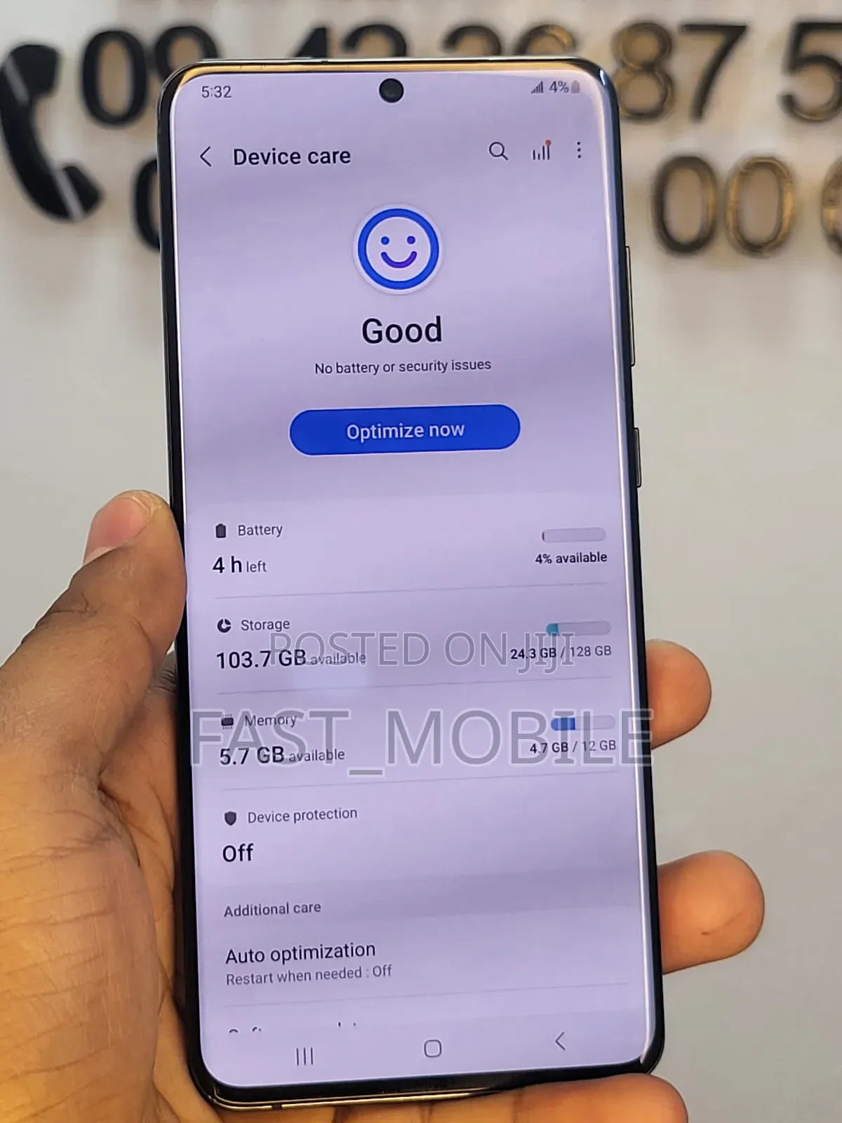 Samsung Galaxy S20 Ultra 5G 128 GB Black