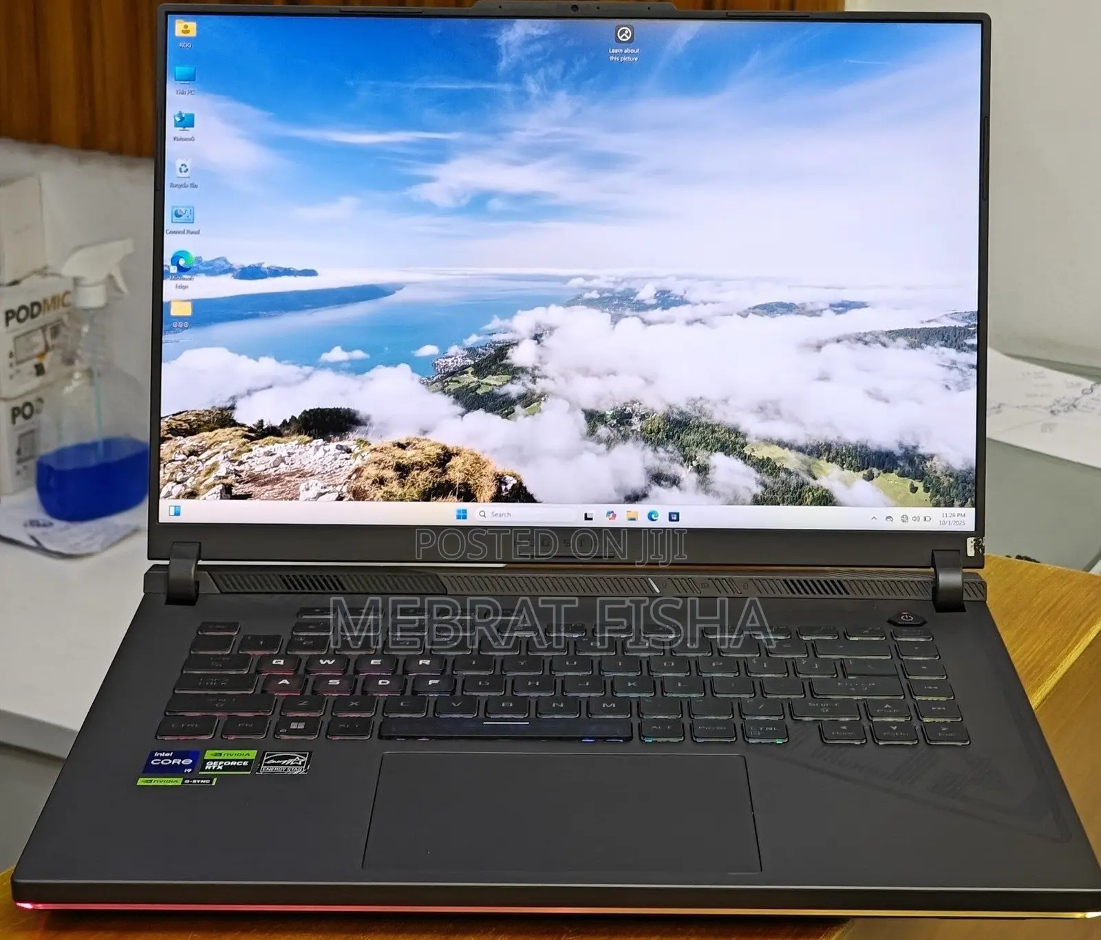 New Laptop Asus ROG Strix G16 G614 16GB Intel Core i9 SSD 1T