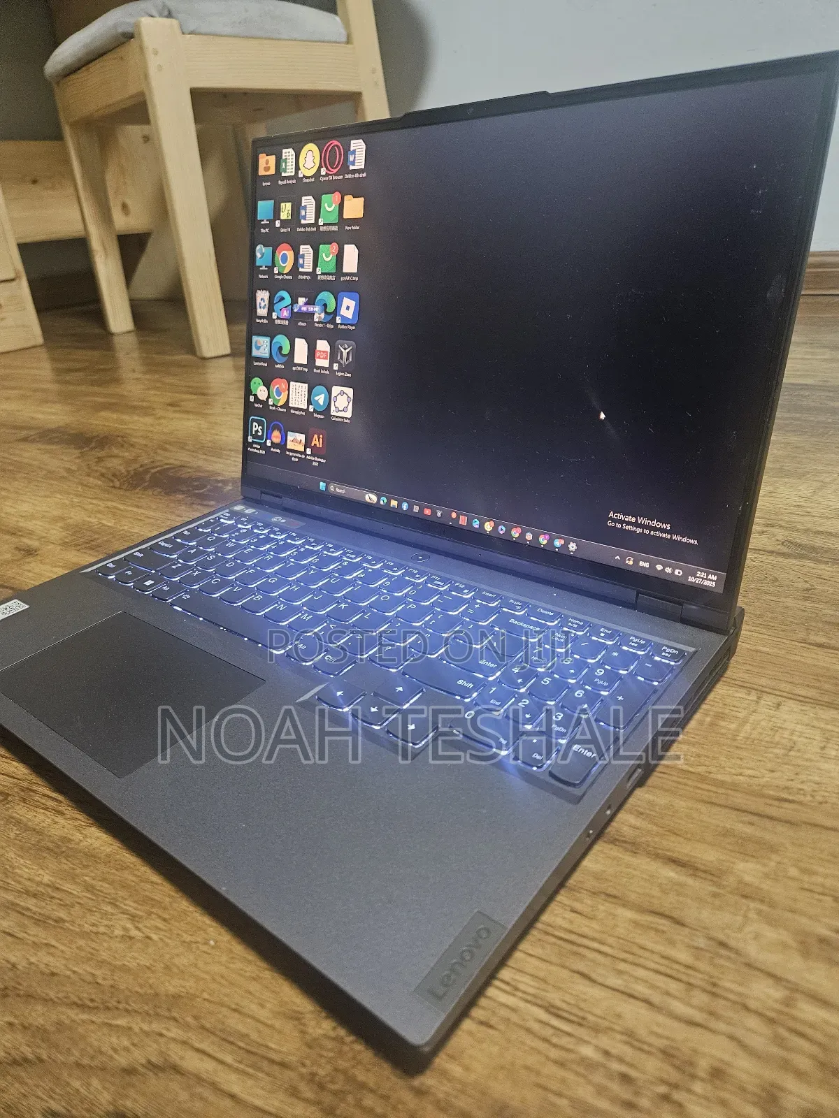 Lenovo Legion Y7000P IRX9 Gaming Laptop 12GB Intel Core I9 SSD 500GB