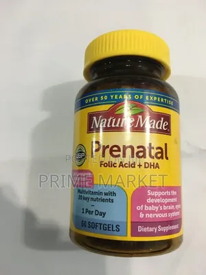 Photo - Nature Made Prenatal Folic Acid + Dha Softgels for Mom Baby Health