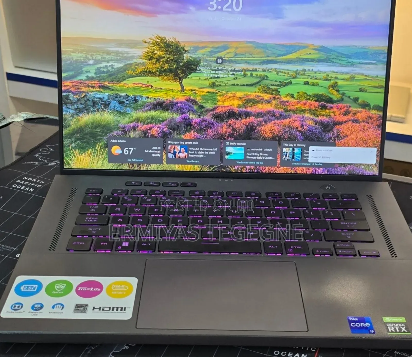 New Laptop Asus ROG Zephyrus G15 32GB Intel Core I9 SSD 1T