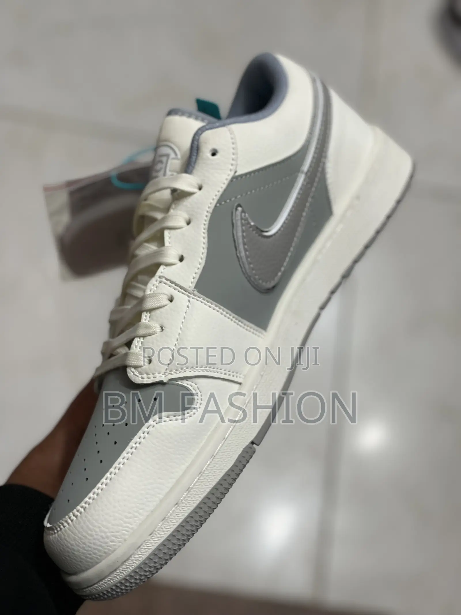 Jordan 1 Men’S Low Dunk Quality Gray X White