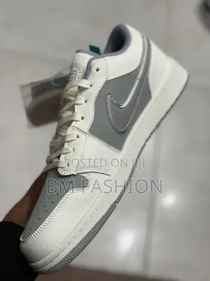 Jordan 1 Men’S Low Dunk Quality Gray X White