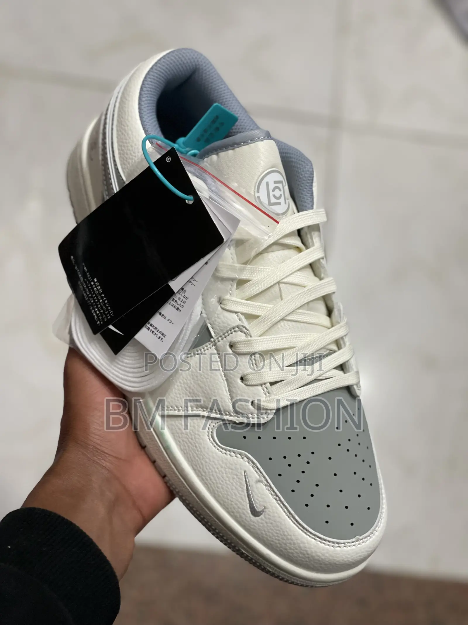 Jordan 1 Men’S Low Dunk Quality Gray X White