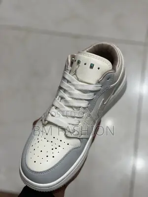 Women’S Air Jordan 1 Low Dunk White/Ice Blue Women Sneakers Size 36-39