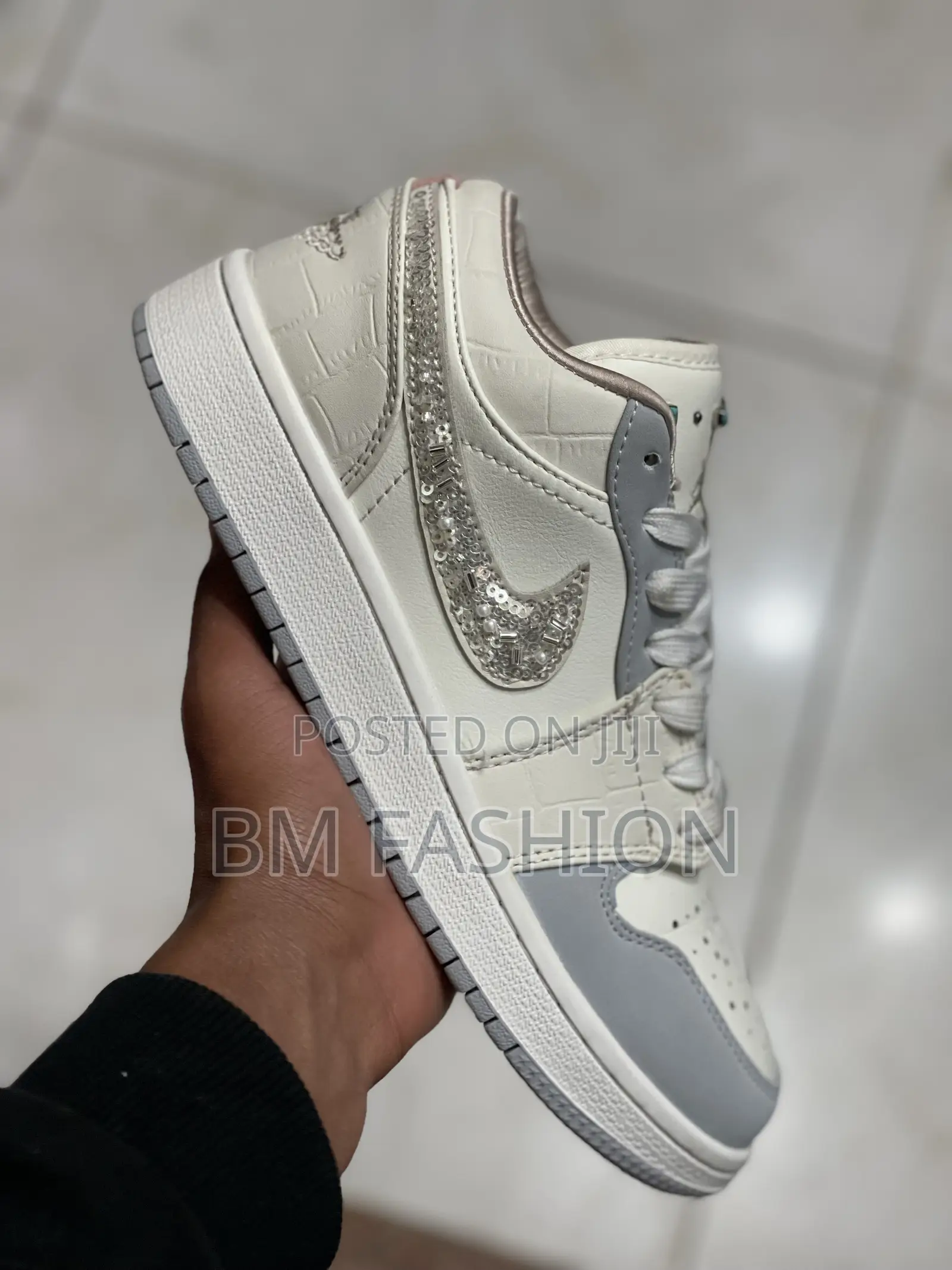 Women’S Air Jordan 1 Low Dunk White/Ice Blue Women Sneakers Size 36-39