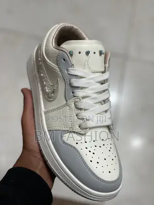 Women’S Air Jordan 1 Low Dunk White/Ice Blue Women Sneakers Size 36-39