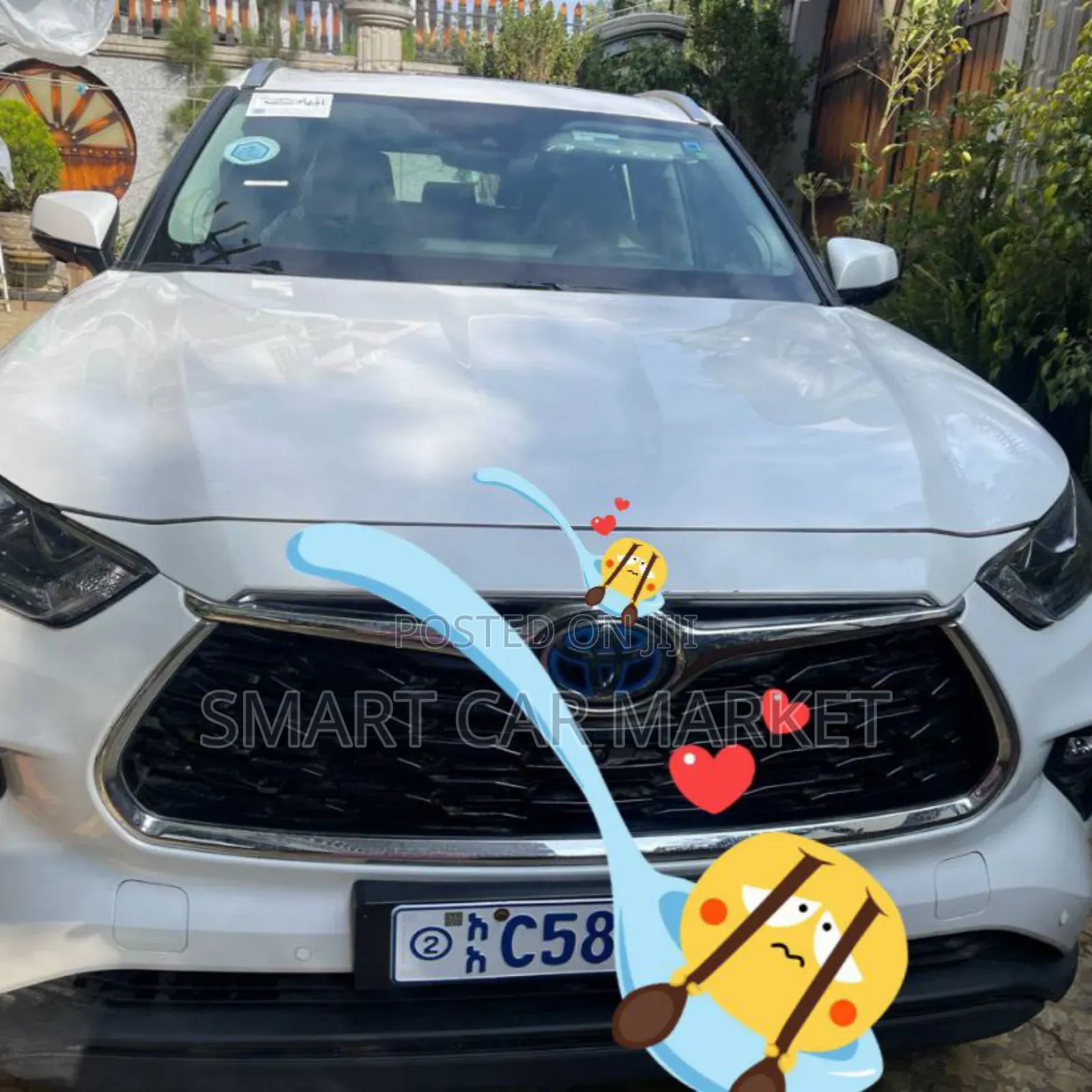 Toyota Highlander Hybrid 2024 White