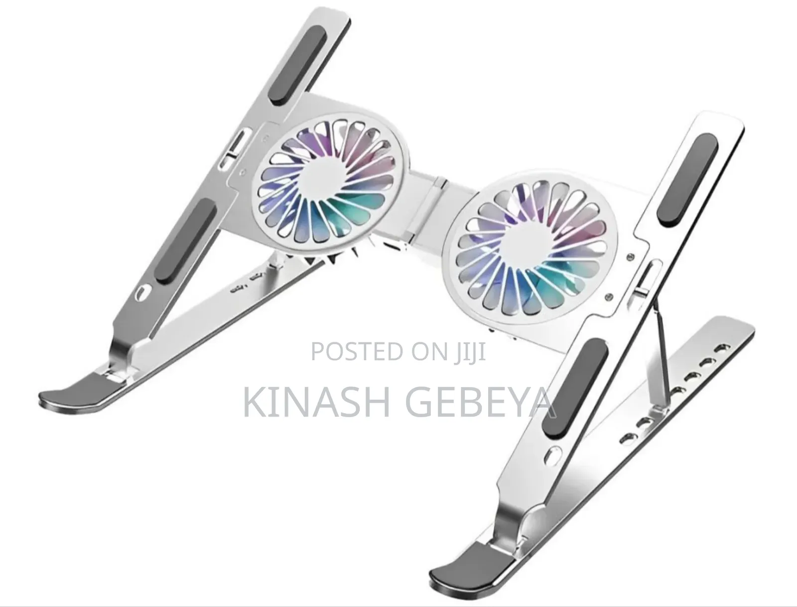 Foldable Laptop Stand With Dual Cooling Fan