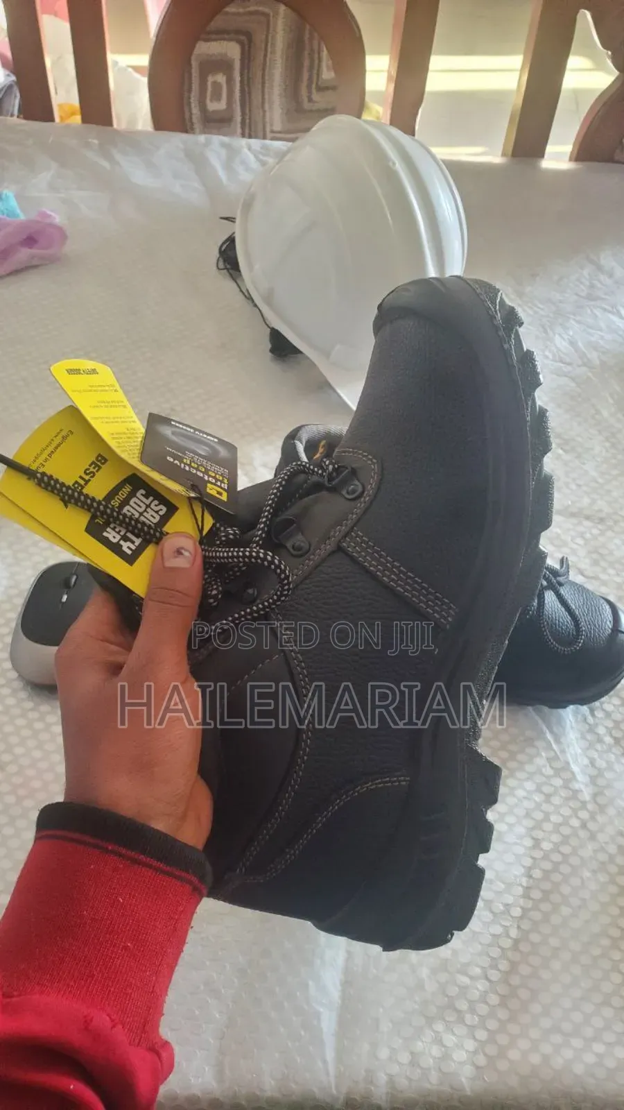 Safety Joggers Leather Quality Safty Shoe