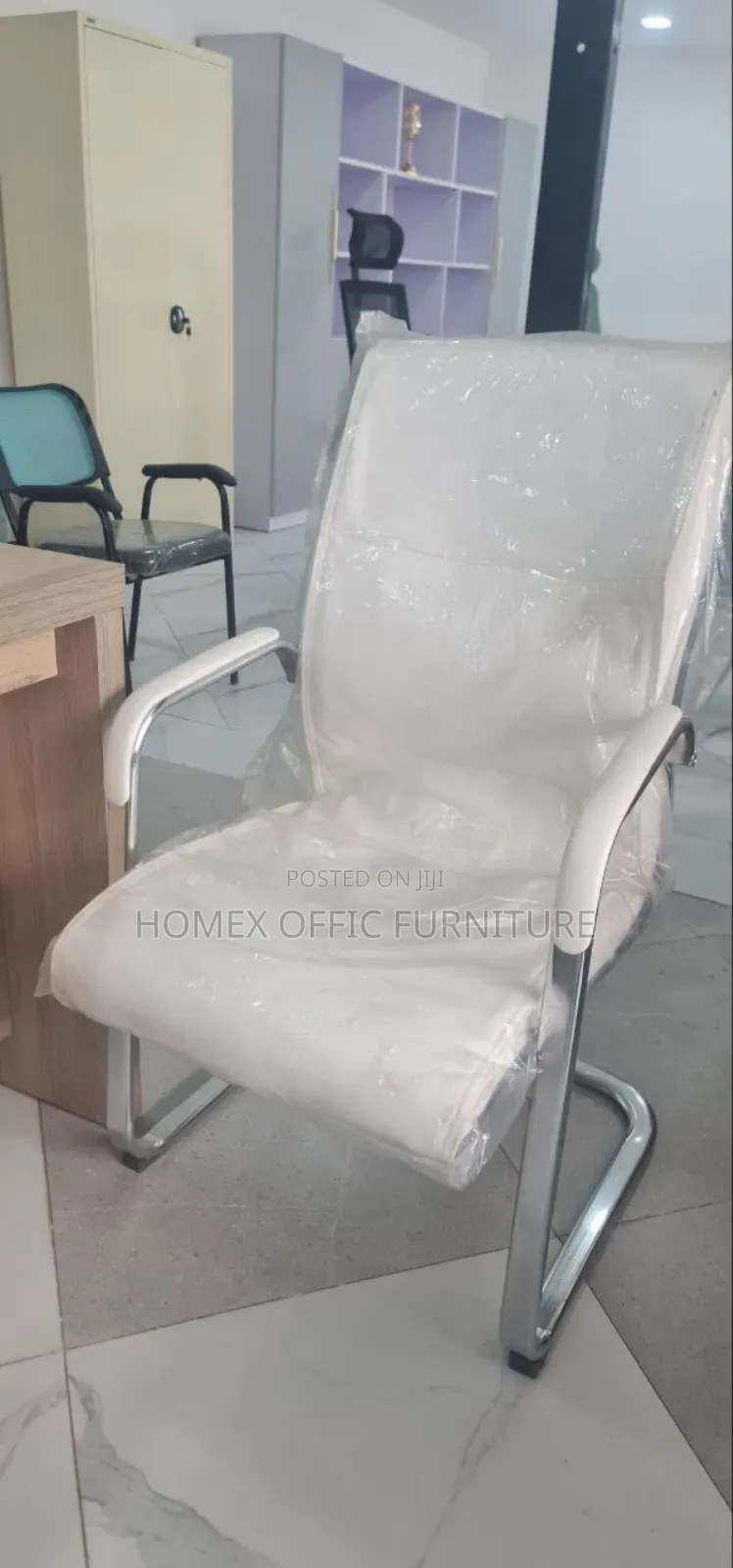 Secretarial /Staff Leather Chair