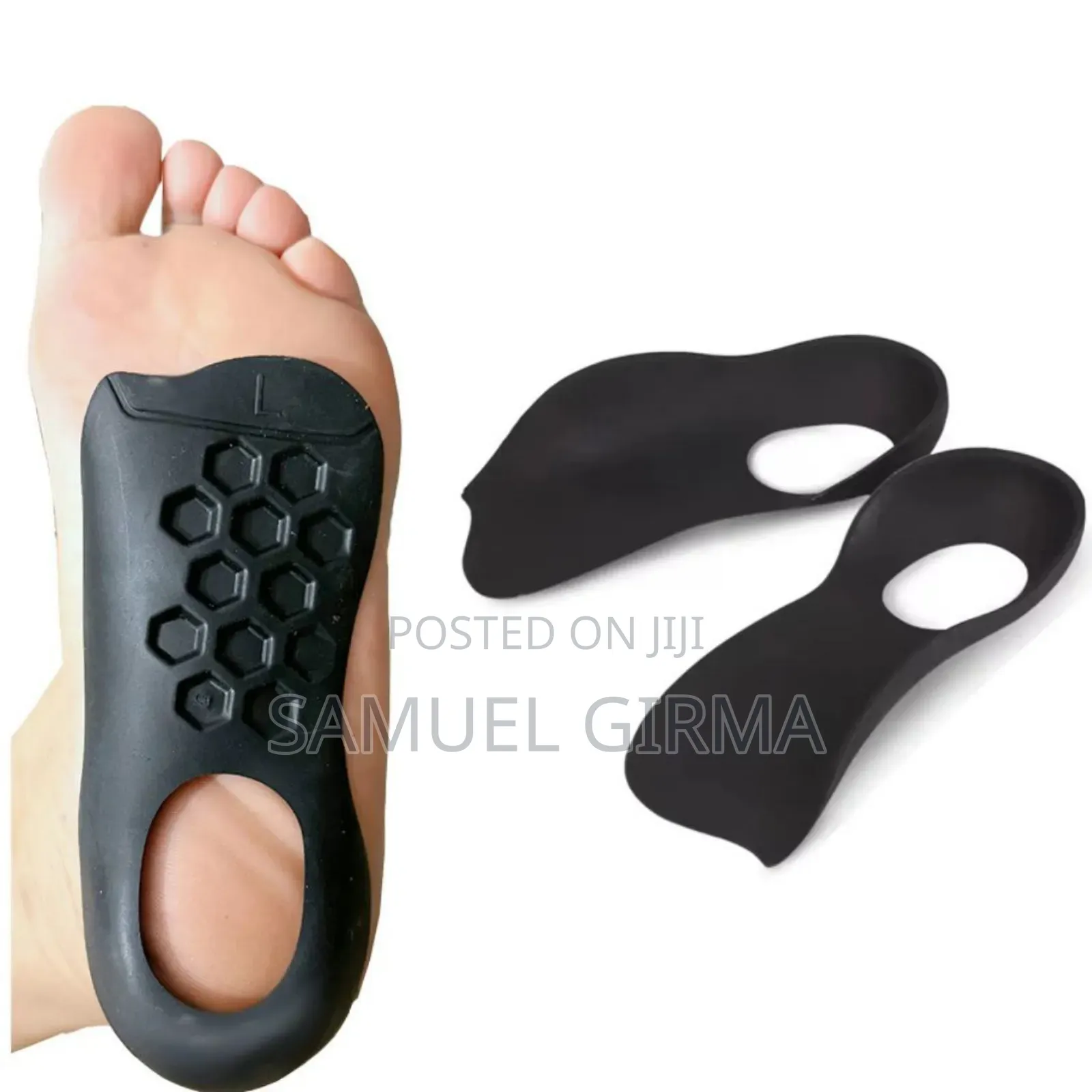 Arch Support Orthopedic Insoles
የተረከዝ ማስተካከያ ሶል