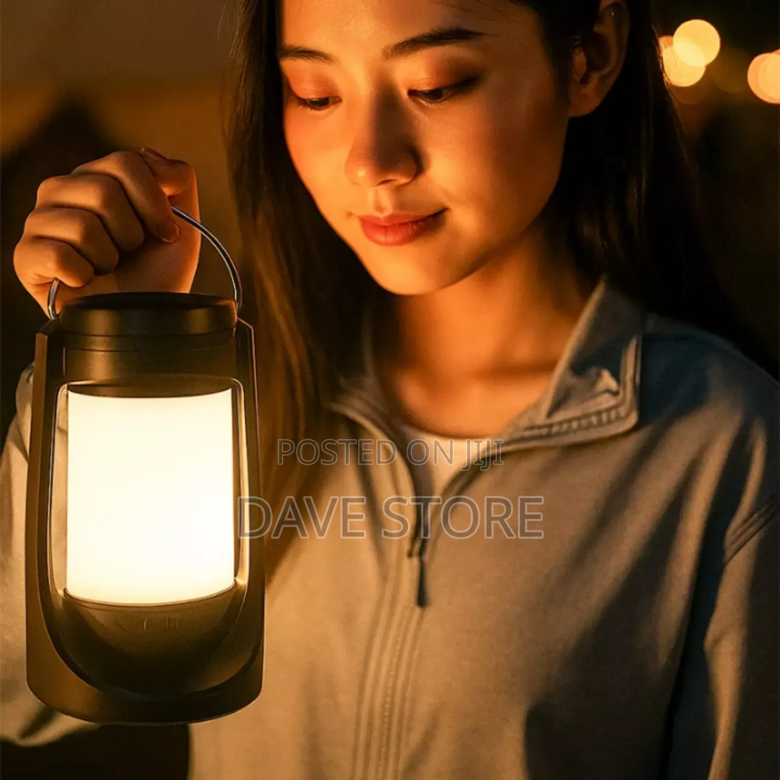 Flickering Solar Camping Light