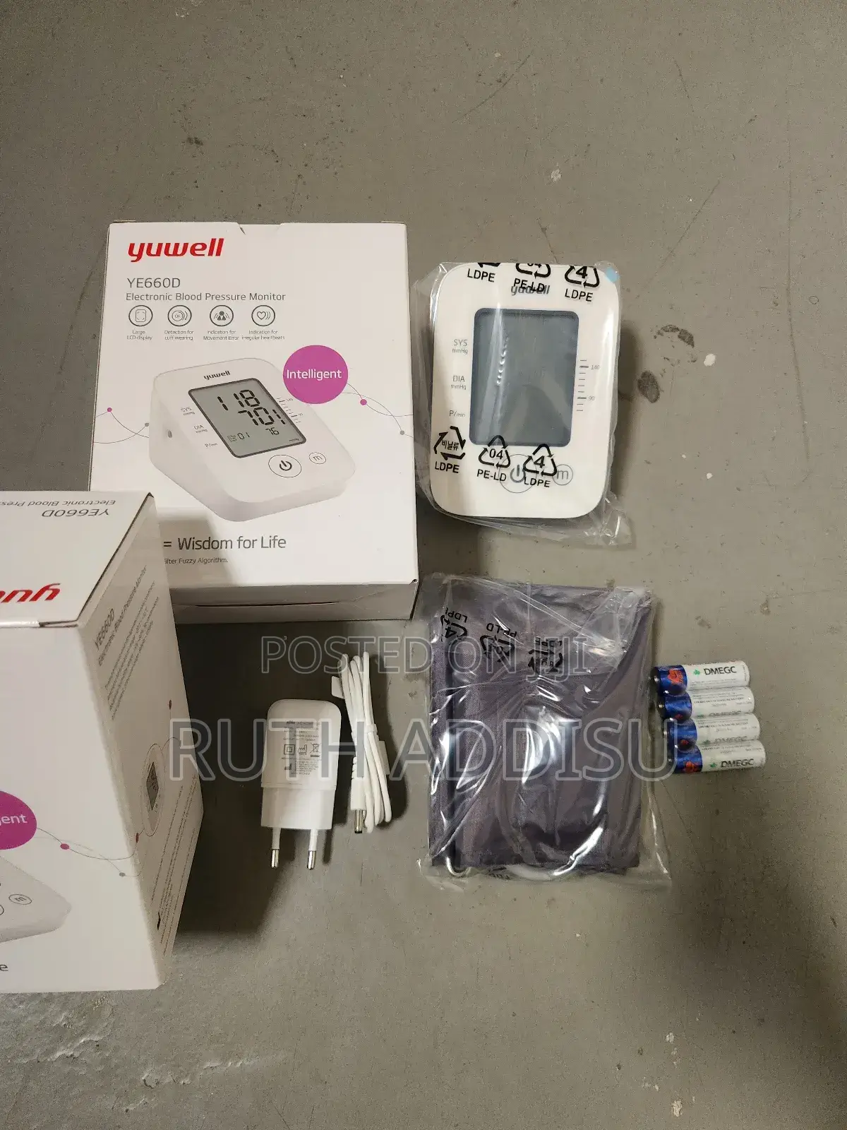 Yuwell Ye660d Blood Pressure Monitor廟號digital Blood Pressure Monitor