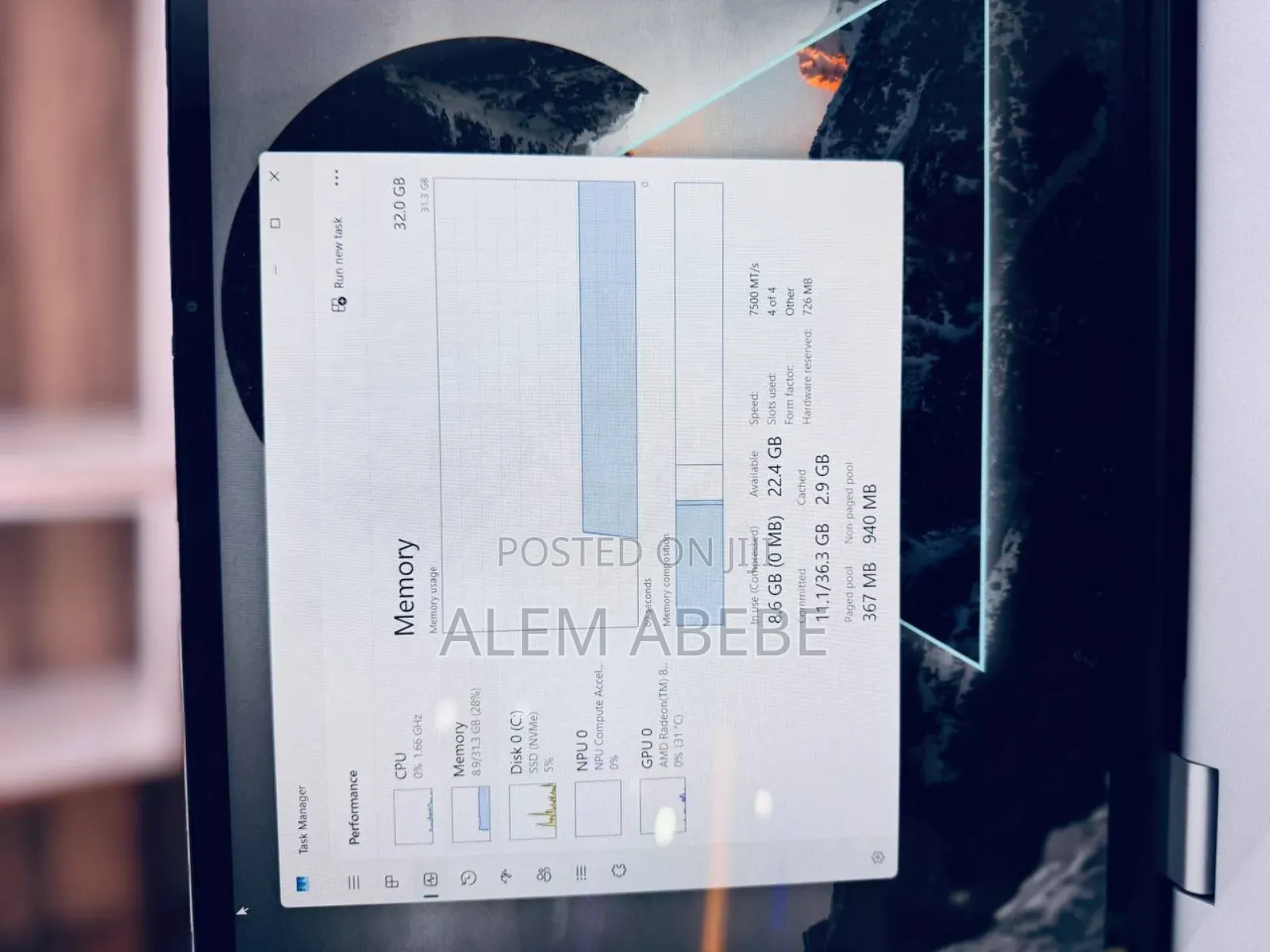 New Laptop Dell Inspiron 16 Plus 7630 32GB AMD Ryzen 7 SSD 1T