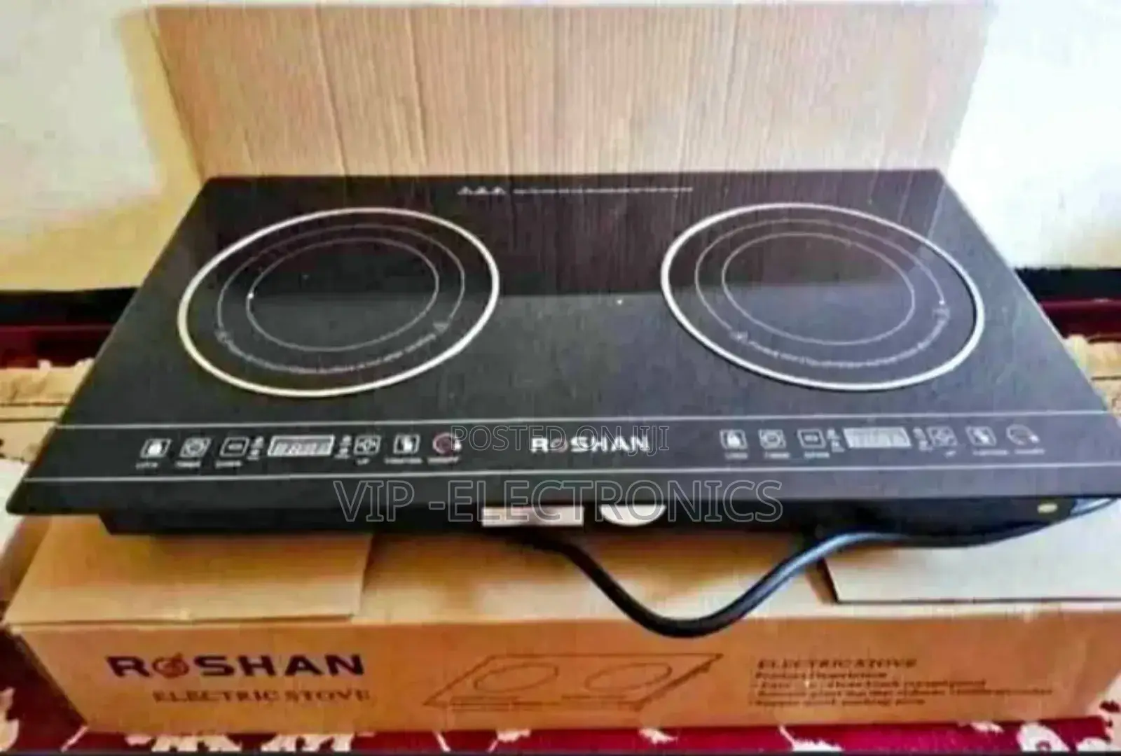 Roshan Ceramic Stove 2plate Touch