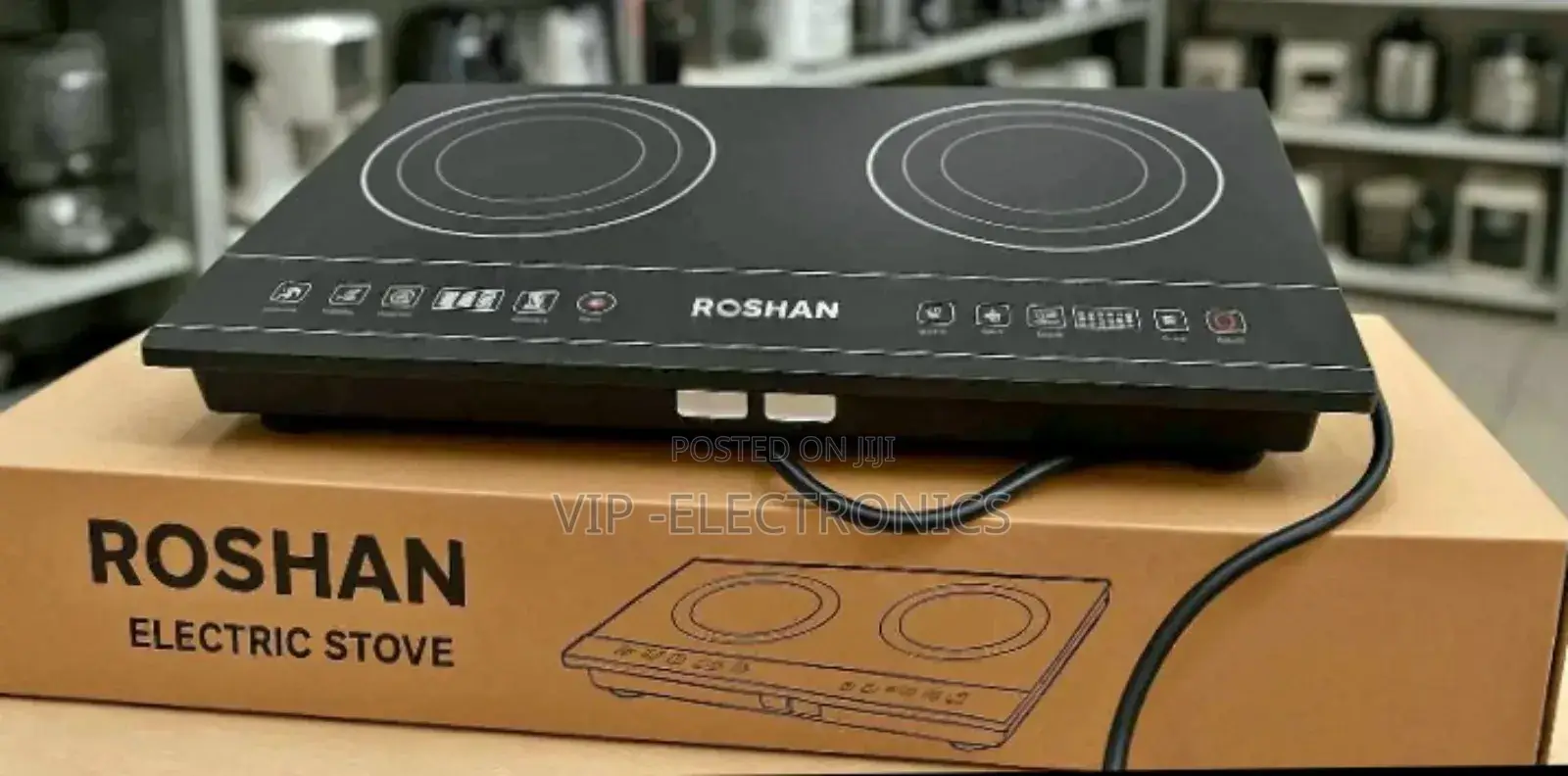 Roshan Ceramic Stove 2plate Touch