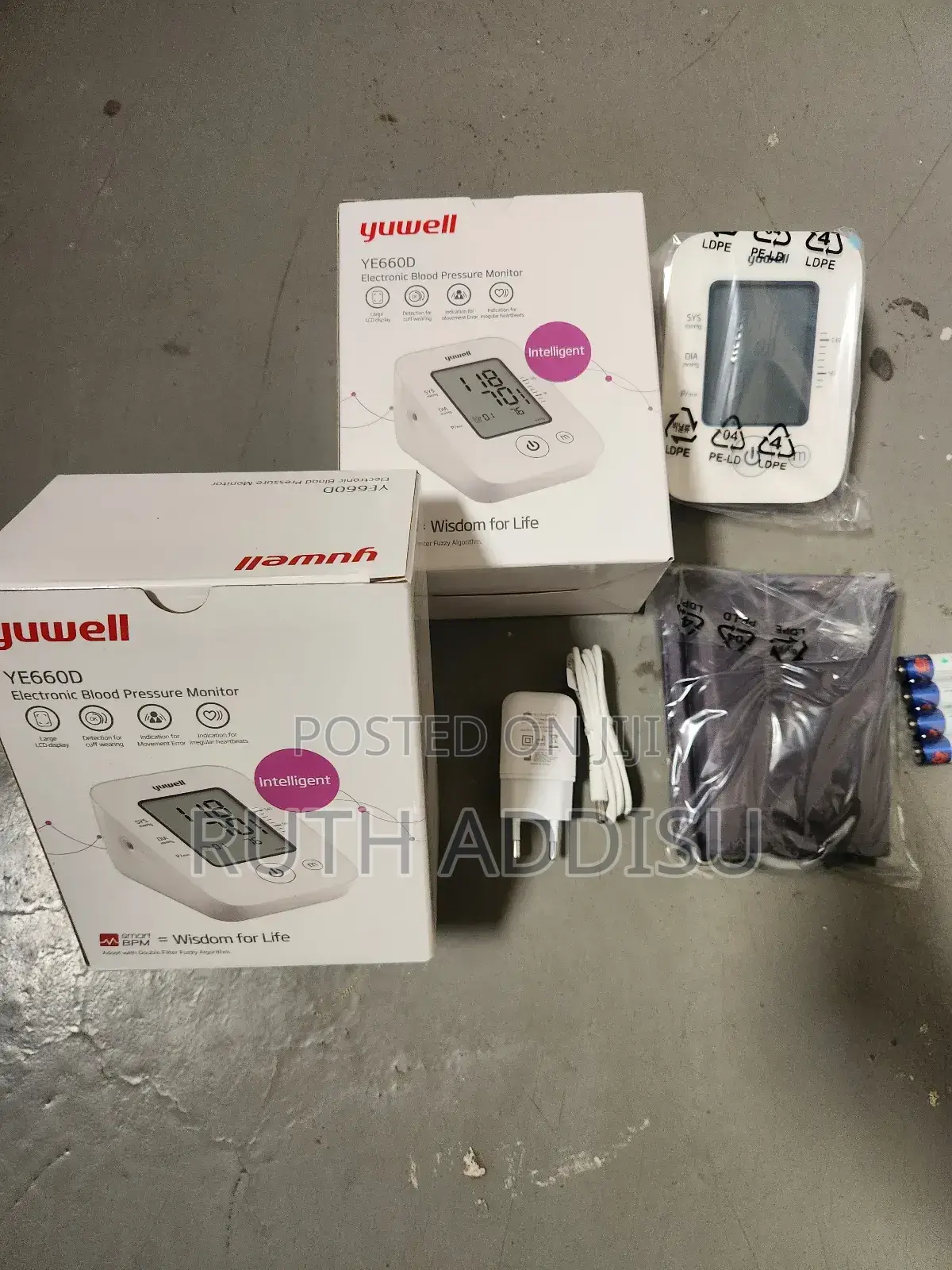 Digital Yiwell Blood Pressure Monitor Packed Digital Bp Monitor
