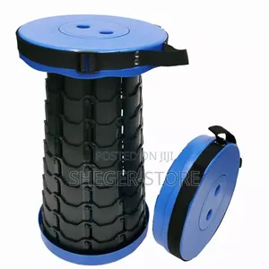 Photo - High Class Portable Travel Retractable Stool ( 400ኪሎ ግራም መሸከም የሚችል )