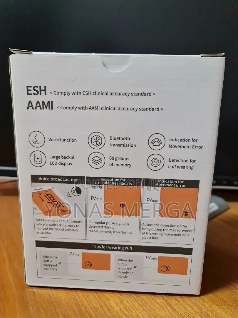 Bp Monitoring向坍blood Pressure Monitoring Simple, Fast, Reliable.