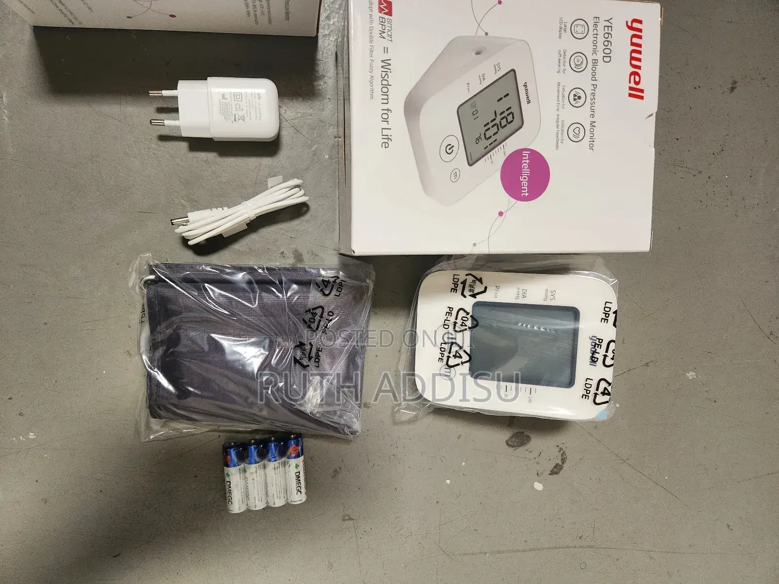 Yuwell Digital Blood Pressure Monitor麴了brand New Digital Bp Monitor