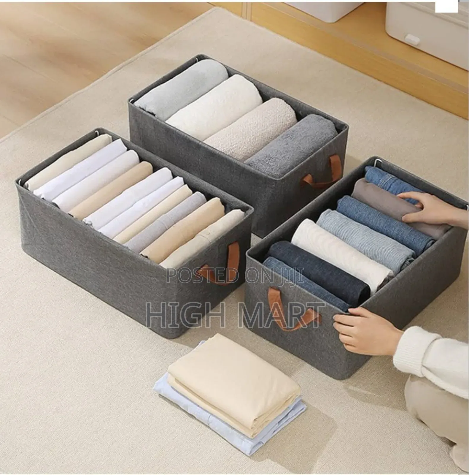 Non Woven Closset Drawer Organizer Box