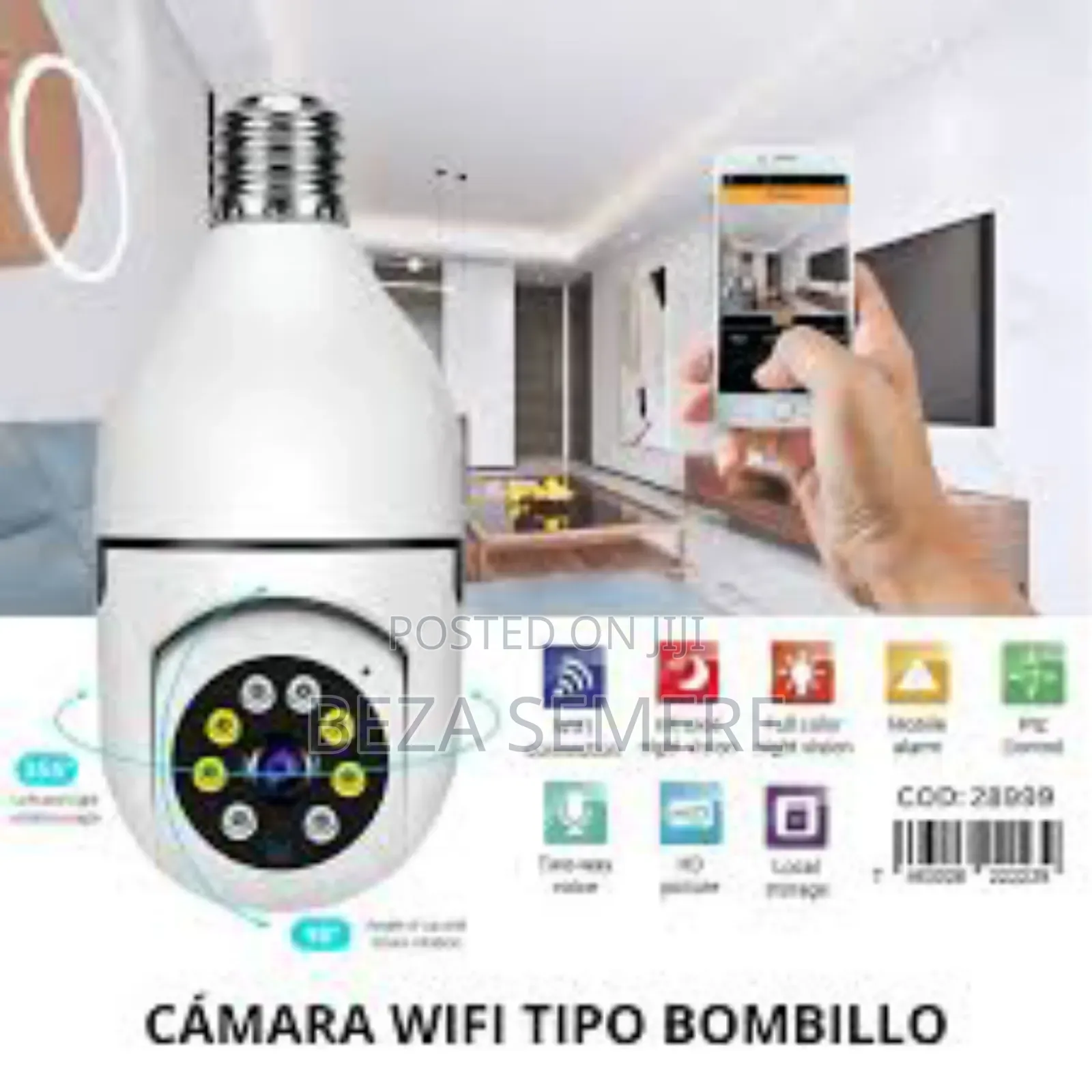 Rotating Bulbs Security Camera Bishopric