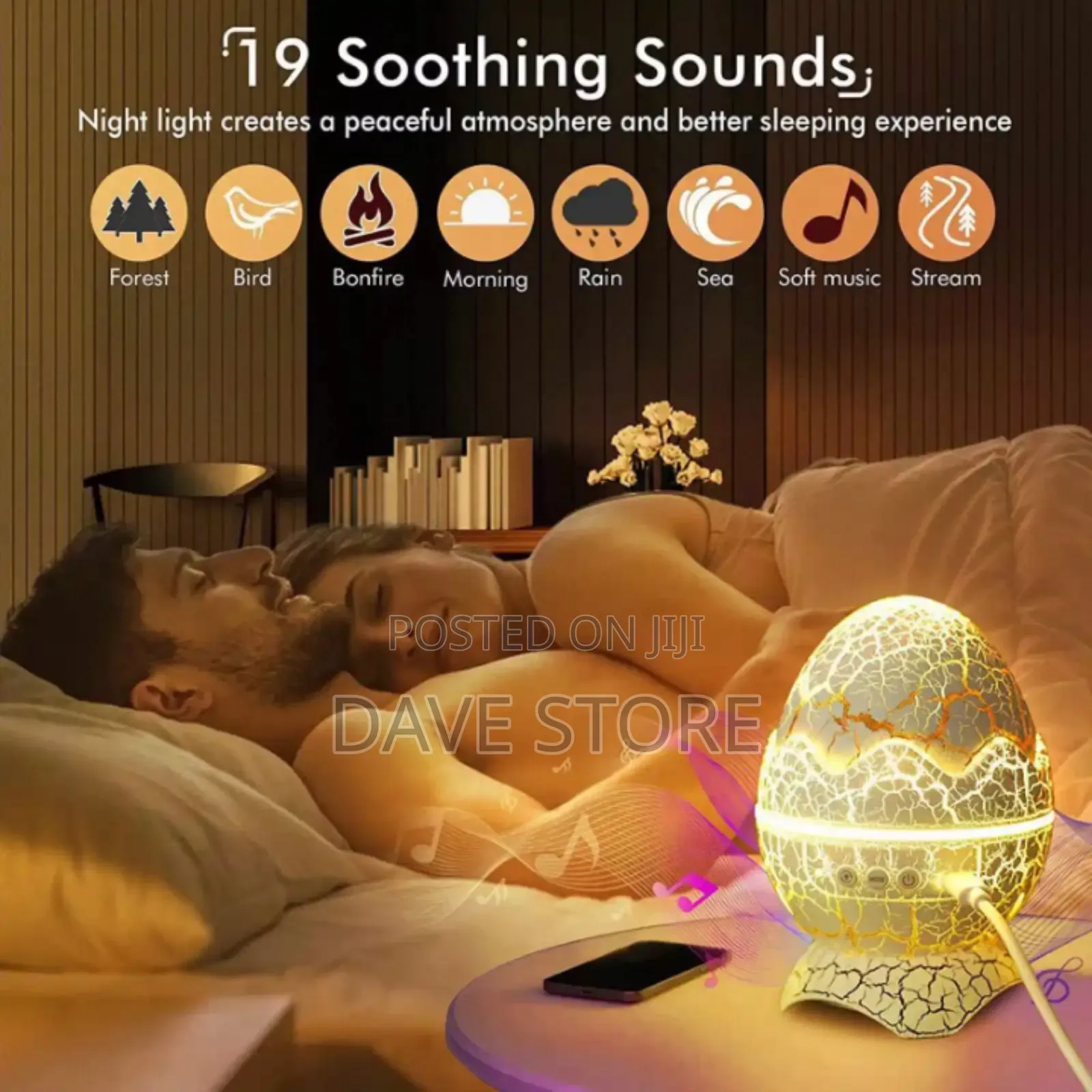 Galaxy Projector Dinosaur Egg Star