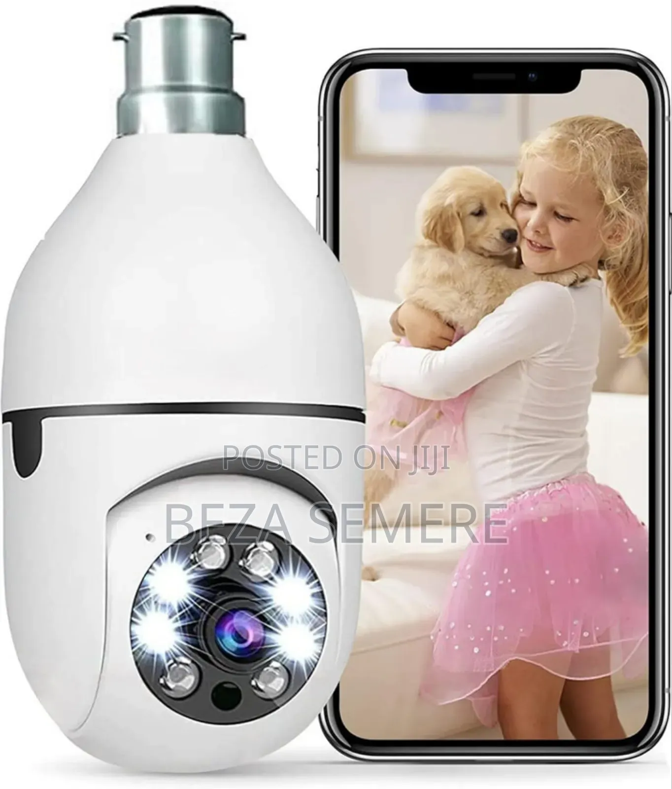 Rotating Bulbs Security Camera Qiziplnm