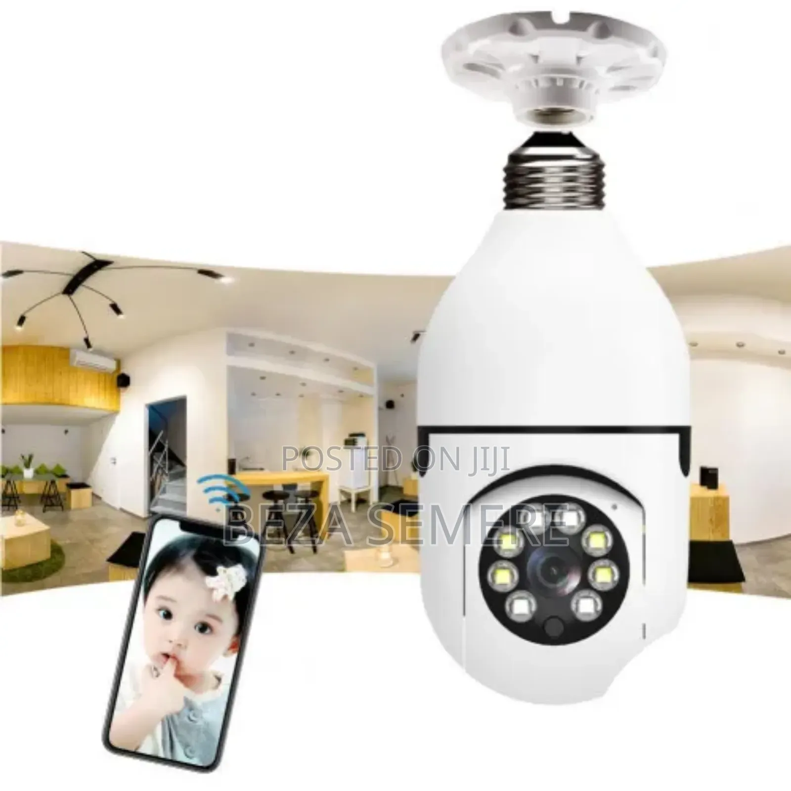 Rotating Bulbs Security Camera Dist