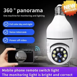 Rotating Bulbs Security Camera Dist