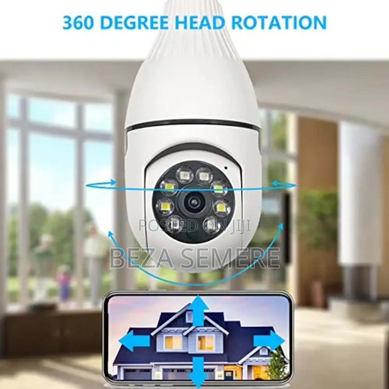 Rotating Bulbs Security Camera Dist