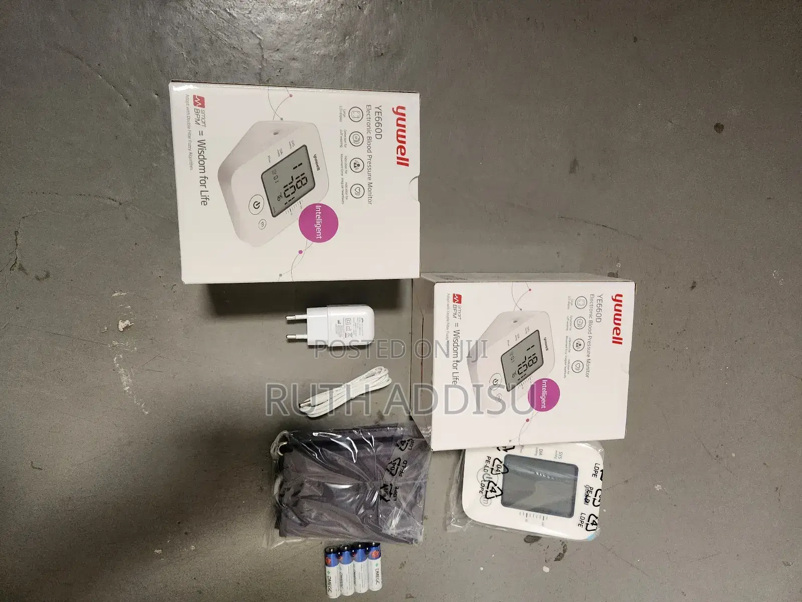 Yuwell Blood Pressure Monitor Model Ye660d Bp Monitor重要blood Pressure