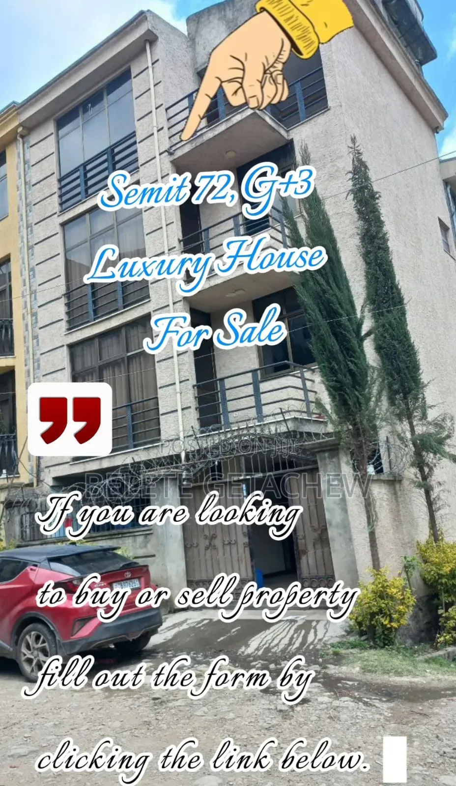 5bdrm House in Semit 72, G+3 House, Bole for sale