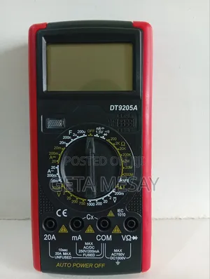 Photo - Dt9205a Digital Multimeter Voltmeter Ammeter Ohmmeter Capacitance