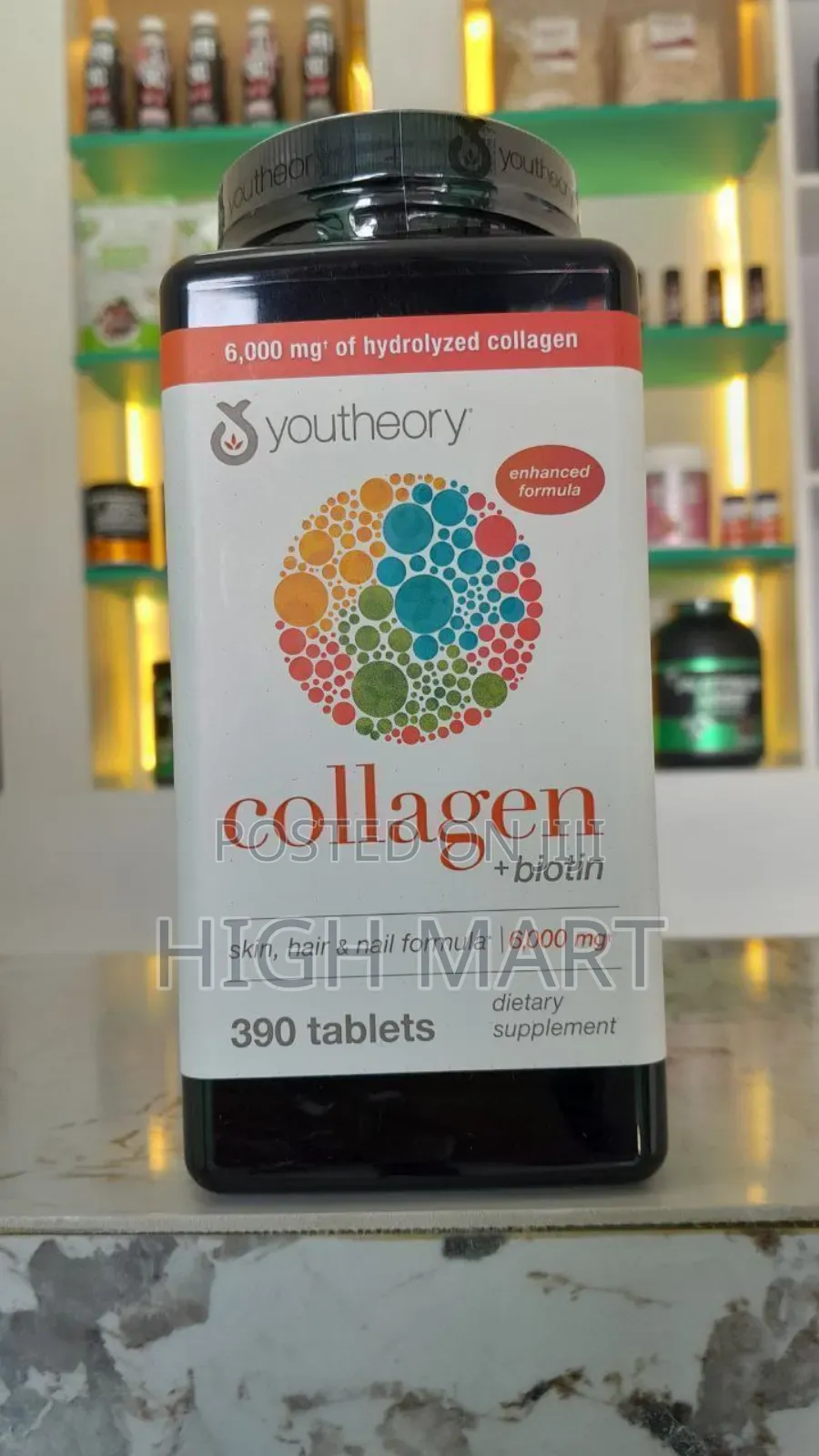 Youtheory Collagen Official 390 Tablets